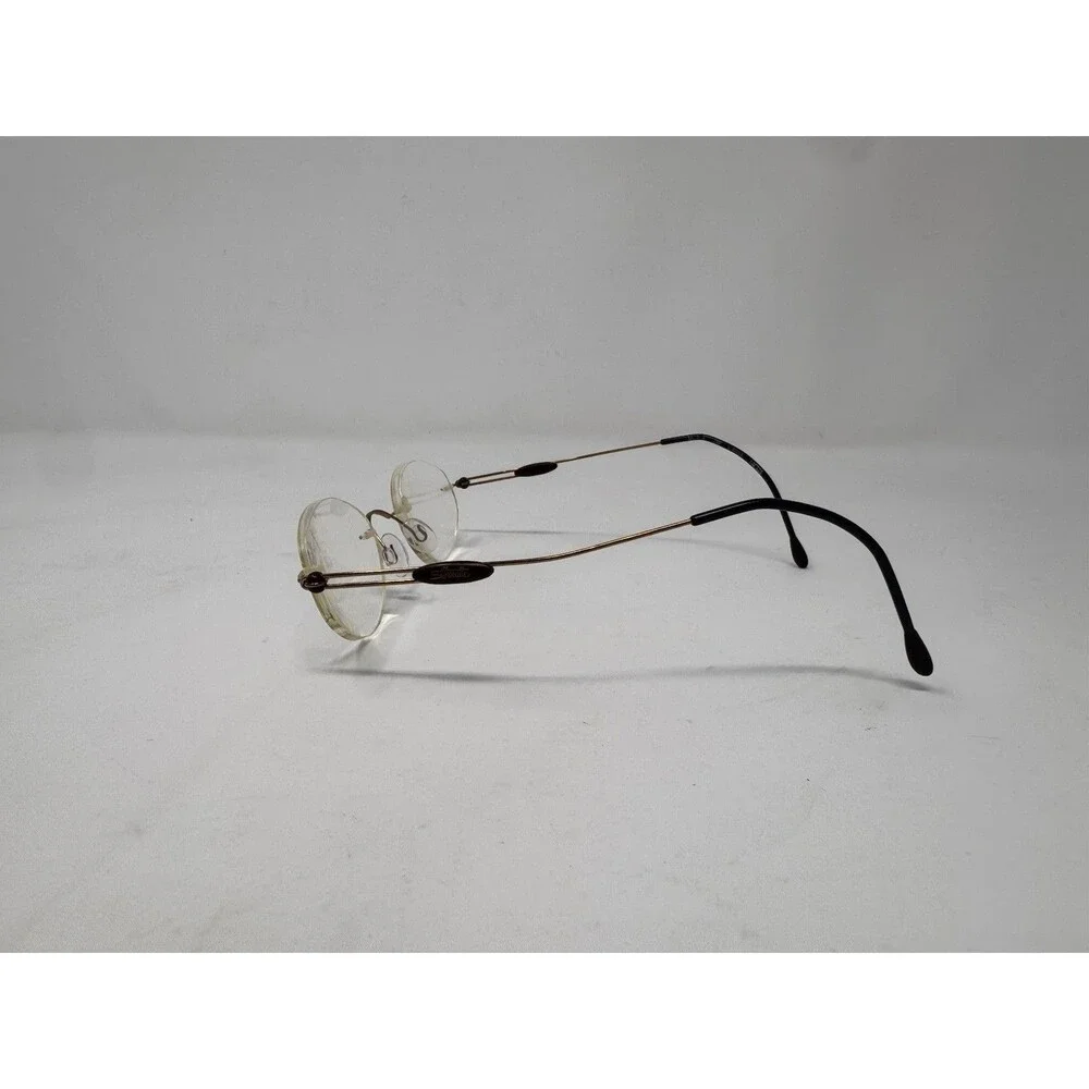 Silhouette M7374 6053 Rimless Eyeglass Frames Gold 19-35-135 Austria Authentic